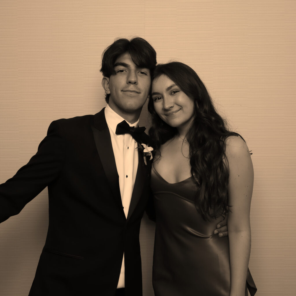 Sepia Miami Florida Prom Couple